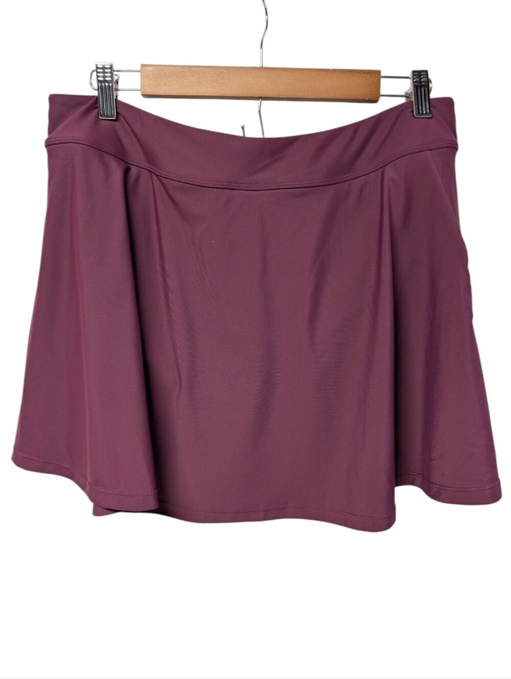 Baleaf UPF 50+ Women's Skort Athletic Skiort Maroon Burgundy Swimwear XL NWT